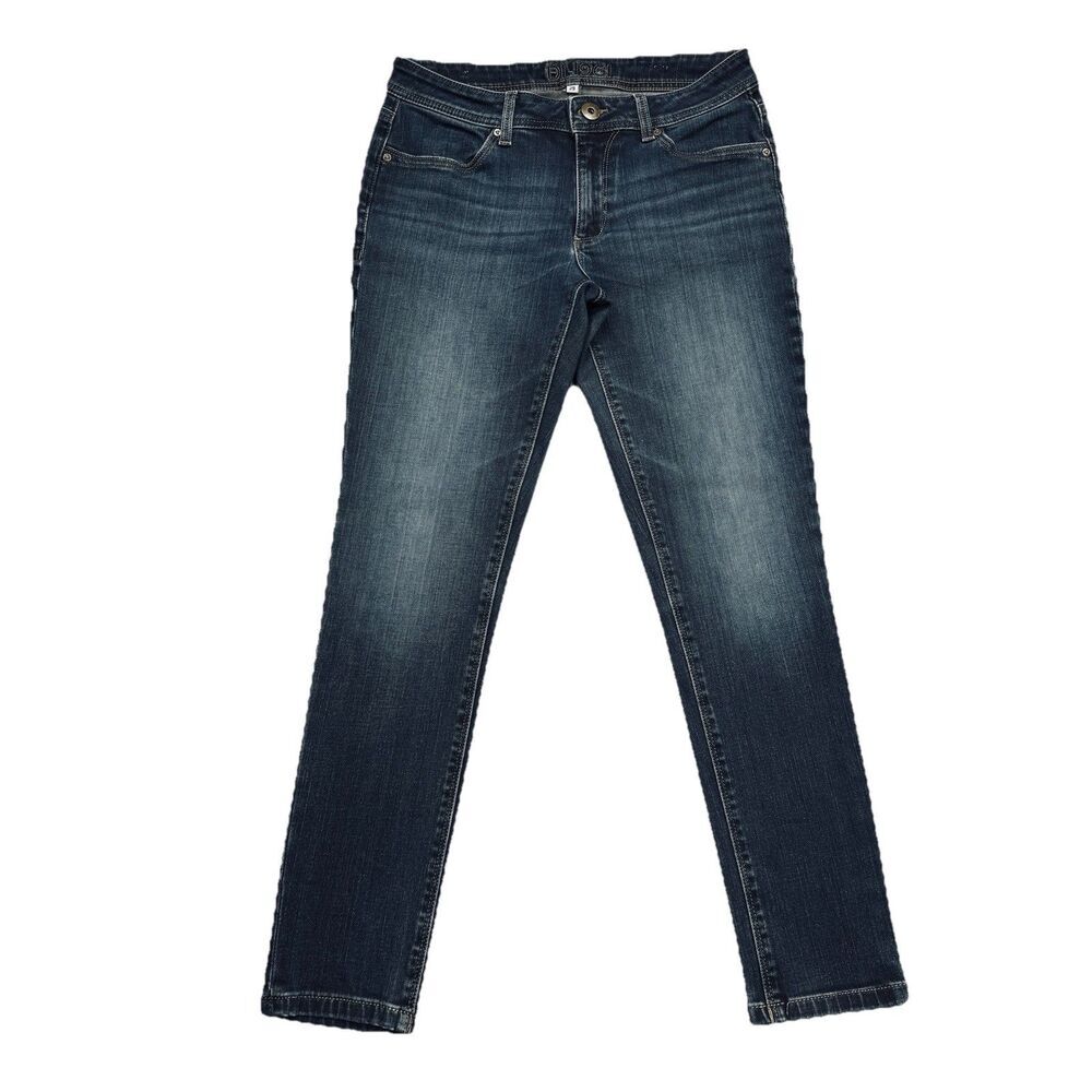 DL1961 Emma Legging Jeans 29 (28x27) Dark Wash Blue Mid Rise Denim Womens